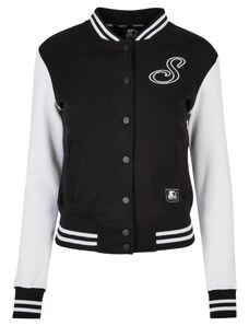 Starter Black Label Women's Starter Sweat College Jacket Black/White