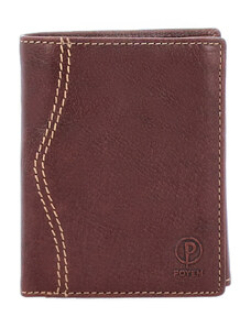 Pánska kožená peňaženka Poyem hnedá 5235 Poyem H