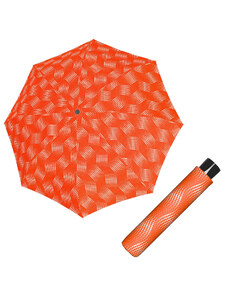 Doppler Mini Fiber WAVE - dámsky skladací dáždnik oranžová