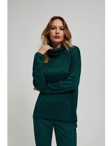 Moodo Blouse with a loose turtleneck