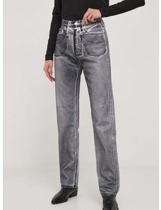 Rifle Calvin Klein Jeans dámske,vysoký pás,J20J222453