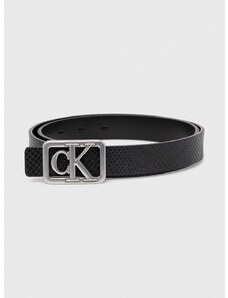 Opasok Calvin Klein Jeans dámsky,čierna farba,K60K611487