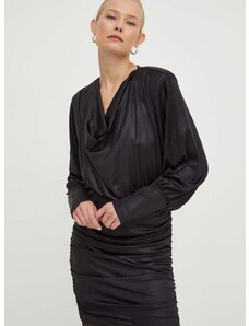 Šaty Gestuz čierna farba,mini,priliehavá,10908515