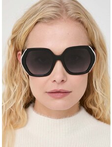 Slnečné okuliare Carolina Herrera dámske, čierna farba, HER 0181/S