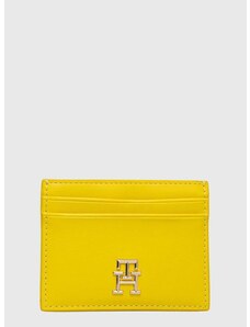 Peňaženka Tommy Hilfiger žltá farba,AW0AW15751