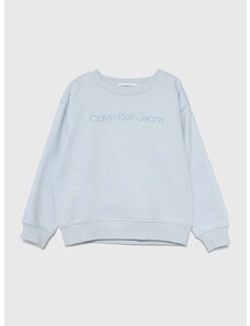 Detská mikina Calvin Klein Jeans s nášivkou