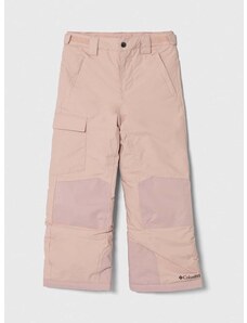 Detské lyžiarske nohavice Columbia ružová farba