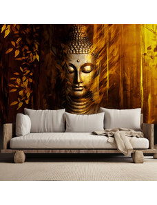 Gario Fototapeta Skrytý zlatý Budha Materiál: Vliesová, Rozmery: 200 x 140 cm