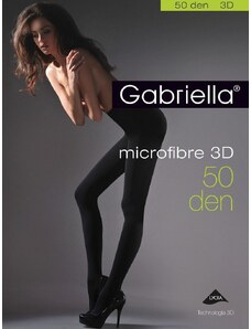 BASIC ČIERNE 3D PANČUCHOVÉ NOHAVICE GABRIELLA MICROFIBRE 3D 120 50 DEN