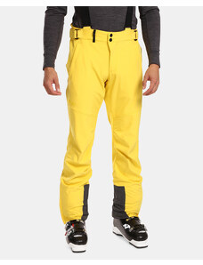 Pánske softshellové lyžiarske nohavice Kilpi RHEA-M žltá