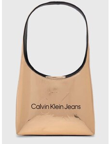 Kabelka Calvin Klein Jeans oranžová farba,K60K611861