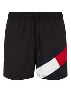 Tommy Hilfiger Underwear Plavecké šortky námornícka modrá / svetločervená / čierna / biela