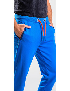 Alain Delon Modré teplákové nohavice