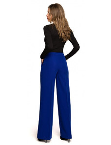 Style S311 Široké kalhoty - královská modř