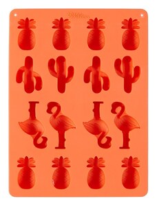 Wilton Silikónová forma - Ananás, kaktus, plameniak