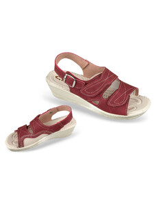 MJARTAN-Dámske sandále - bordové