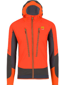 Karpos ALAGNA PLUS EVO skialpinistická bunda, pánska, spicy orange/black sand
