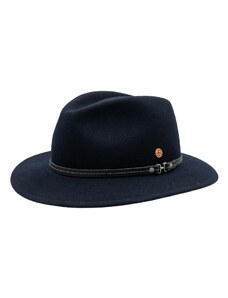 Cestovný nekrčivý vodeodolný modrý klobúk Mayser - Mathis Mayser