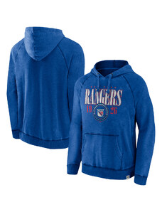 Fanatics Branded New York Rangers pánska mikina s kapucňou A/LS Hoodie blue