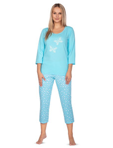 Dámske pyžamo 642 modré - REGINA