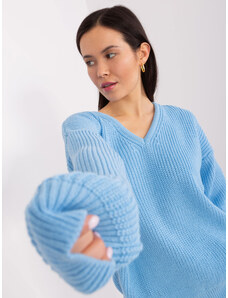 FPrice Sweter BA SW 8029.49P jasny niebieski