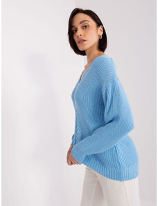 FPrice Sweter BA SW 8028.32 jasny niebieski