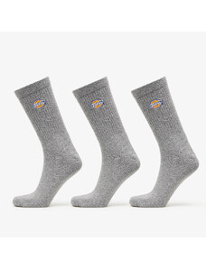 Pánske ponožky Dickies Valley Grove Sock 3-Pack Grey Melange