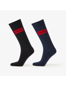 Pánske ponožky Hugo Boss 2-Pack Sock & Becher Gadget Giftset Black/ Red