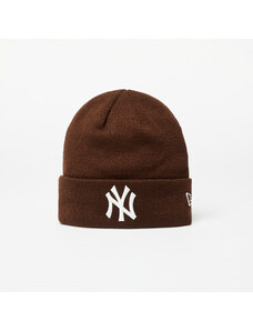 Čiapka New Era New York Yankees League Essential Cuff Knit Beanie Hat Nfl Brown Suede/ Off White