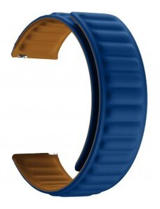 Madvell Magnetický silikónový remienok Boreal tmavo modrá Slivka 22mm