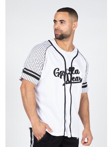 Gorilla Wear Pánske tričko 82 Baseball Jersey - Biele