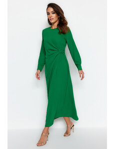 Trendyol Modest Detailné zelené tkané oblečenie z aerobínov