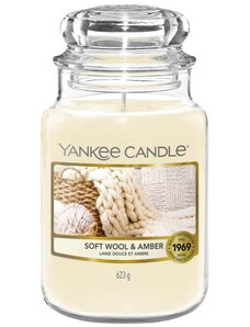 Yankee Candle Soft Wool & Amber 623g