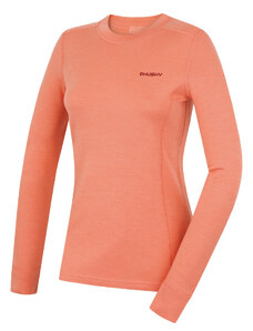 Women's merino sweatshirt HUSKY Aron L light orange