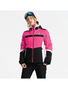 Dámska zimná lyžiarska bunda Dare2b VITILISED ružová/čierna
