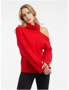 Orsay Women's Red turtleneck with a slit - Women