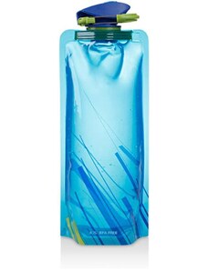 B2B Cestovná skladacia fľaša na vodu s uzáverom, 3 farby, 600 ml
