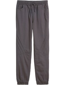 bonprix Termo džínsy s elastickým pásom, Regular Fit, farba šedá