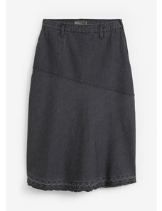bonprix Džínsová sukňa, farba čierna, rozm. 36