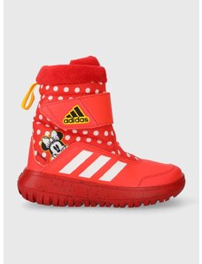 Detské snehule adidas Winterplay Minnie C červená farba