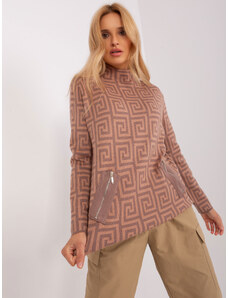 FPrice Sweter AT SW 2341.00P brązowy