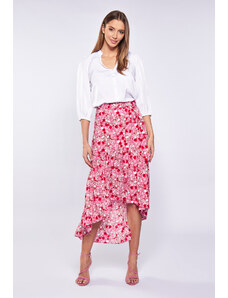 Monnari Midi sukne Midi sukne s kvetinovým vzorom Multi Pink