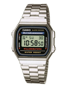 Pánske hodinky Casio A168WA 1YES Silver