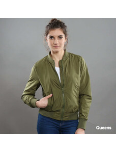 Dámska bunda bomber Urban Classics Ladies Light Bomber Jacket Olive