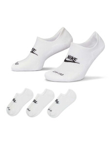 Pánske ponožky Nike Everyday Plus Cushioned Footie Socks White/ Black