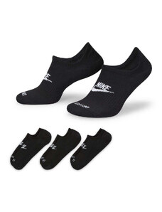 Pánske ponožky Nike Everyday Plus Cushioned Footie Socks Black/ White