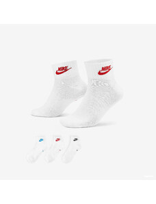 Pánske ponožky Nike Everyday Essential Ankle Socks 3 PK White