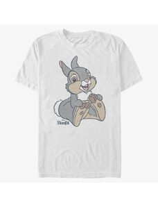 Pánske tričko Merch Disney Classics Bambi - Big Thumper Unisex T-Shirt White