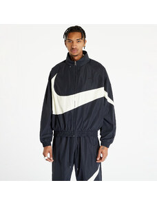Pánska bunda Nike Swoosh Woven Jacket Black/ Coconut Milk/ Black