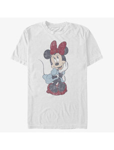 Pánske tričko Merch Disney Classics Mickey Classic - Simple Minnie Sit Unisex T-Shirt White